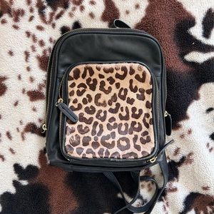Margot leopard mini backpack